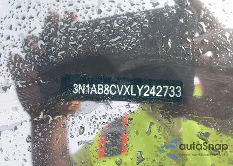 2020 Nissan Sentra Sv Xtronic Cvt из США, поврежденный, VIN 3N1AB8CVXLY242733